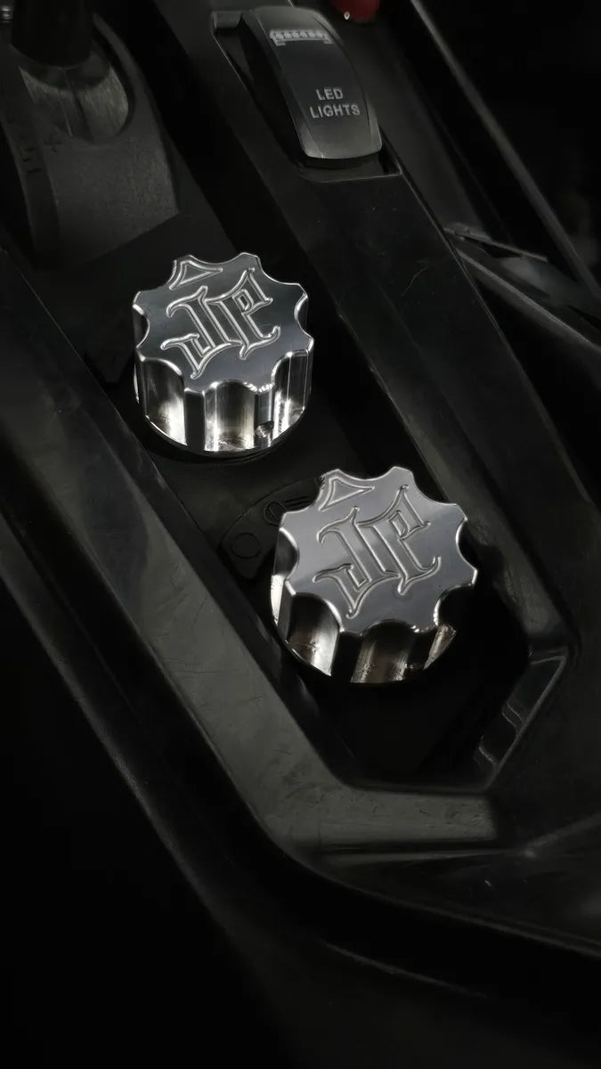 YXZ 1000R Billet Headlight/ 4x4 Knob "SOLD AS A SET OF 2"