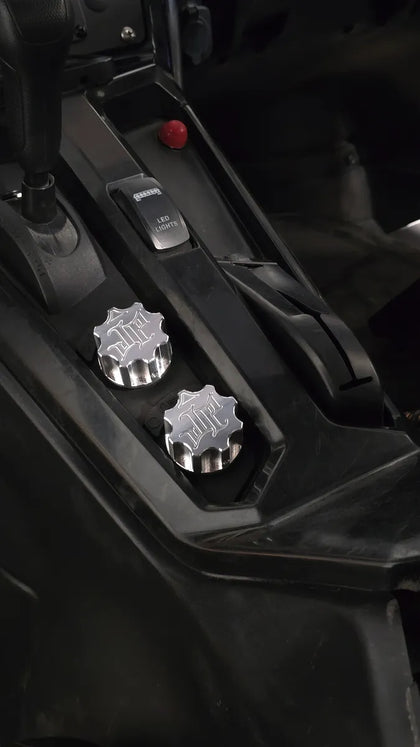 YXZ 1000R Billet Headlight/ 4x4 Knob "SOLD AS A SET OF 2"